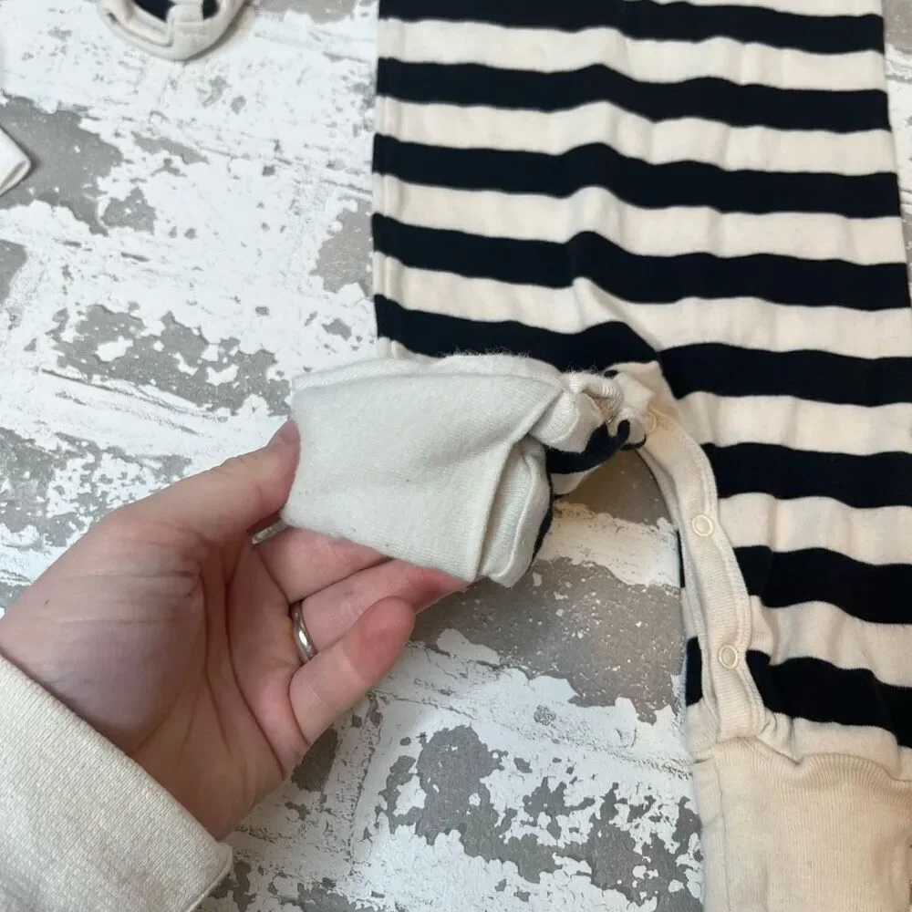Burt’s bees | striped cotton Jammie’s